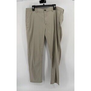 Faherty Men’s khaki Trouser 4 pocket Pants Size 38 organic cotton blend stretch